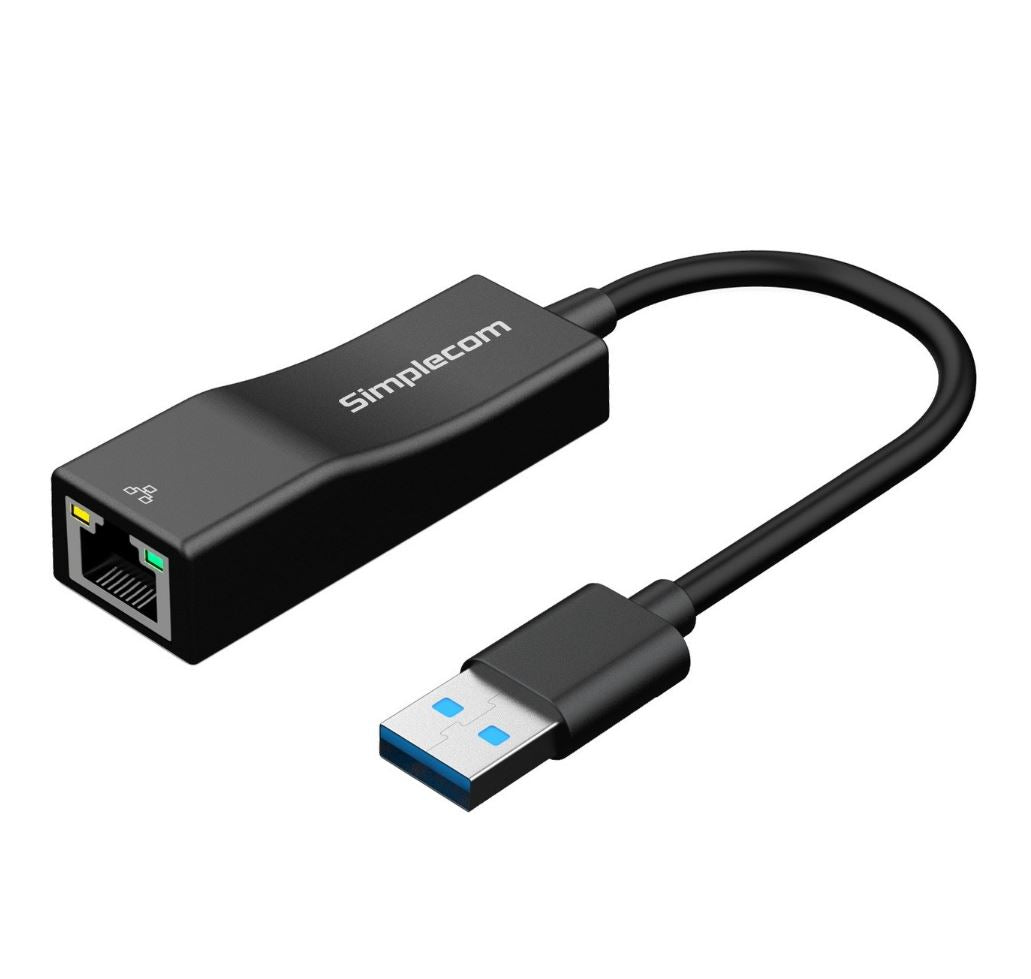 Simplecom NU302 SuperSpeed USB 3.0 to RJ45 Gigabit 1000Mbps Ethernet Network Adapter Simplecom NU302 SuperSpeed USB 3.0 to RJ45 Gigabit 1000Mbps Ethernet Network Adapter